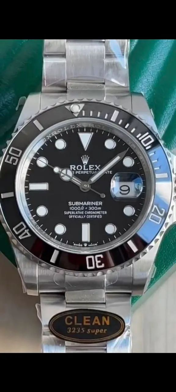 ROLEX SUBMARINER/ DIAL PRETO/ 41 MM/ S.C - Foto 2