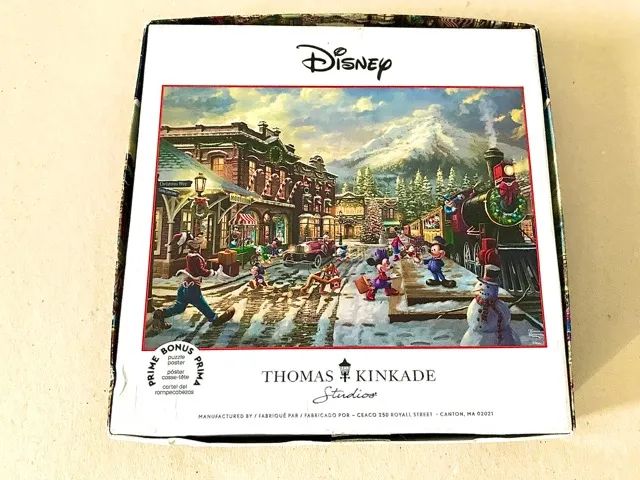 Quebra-cabeças Disney Thomas Kinkade 1000 peças  - Foto 3