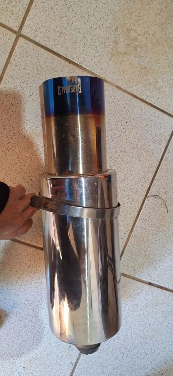 Abafador barenwald berlim v2 6.6 polegadas  ponteira 5 polegadas