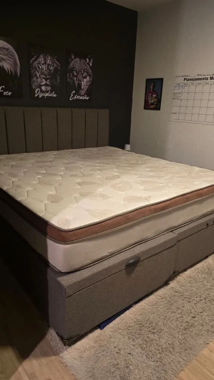 Cama king size NOVA!
