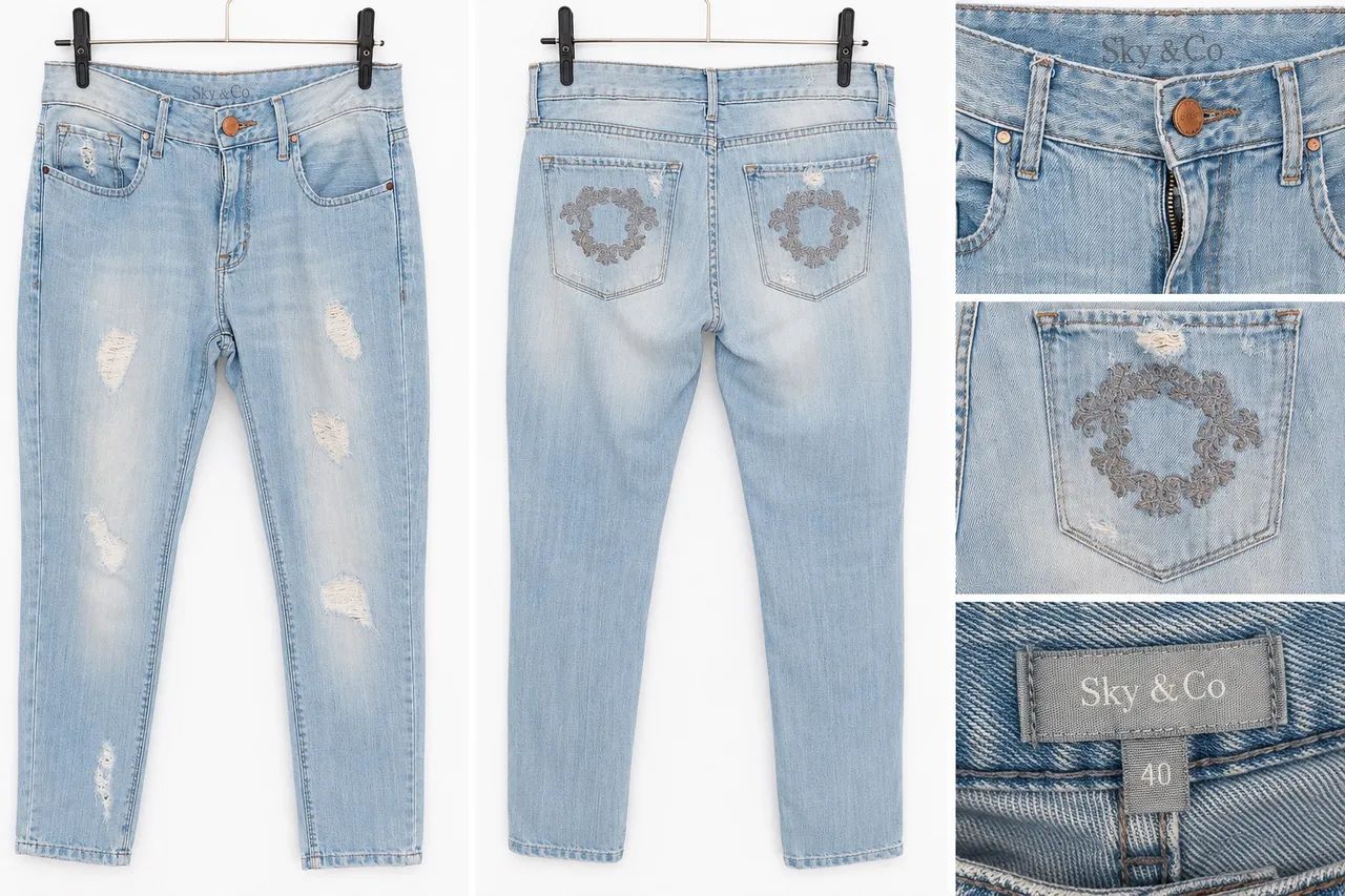 Calça Jeans - Tamanho P  - Foto 2
