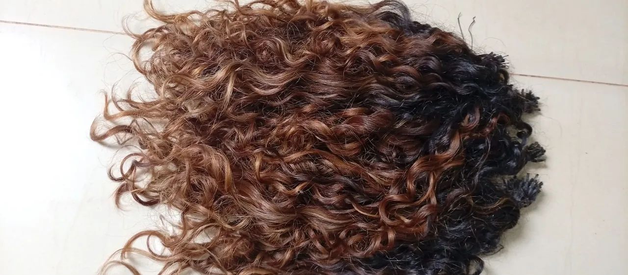 Cabelo humano brasileiro cacheado  - Foto 3