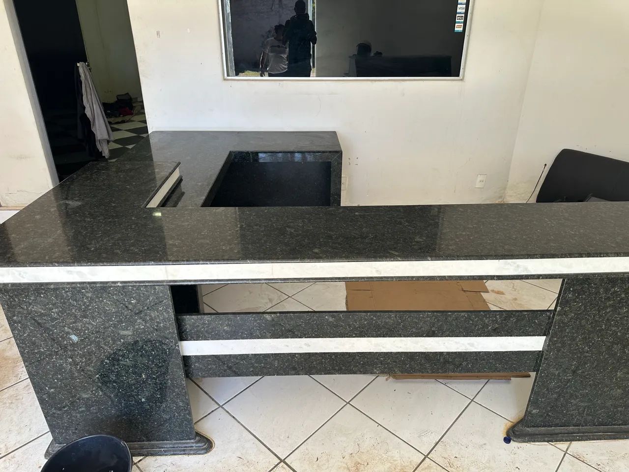 Vendo bancada de granito verde Ubatuba  - Foto 4