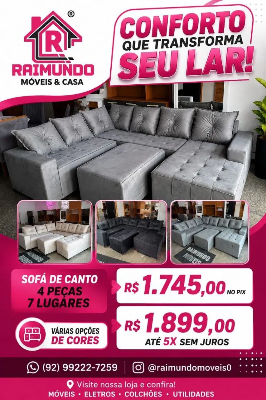 Sofás de canto 