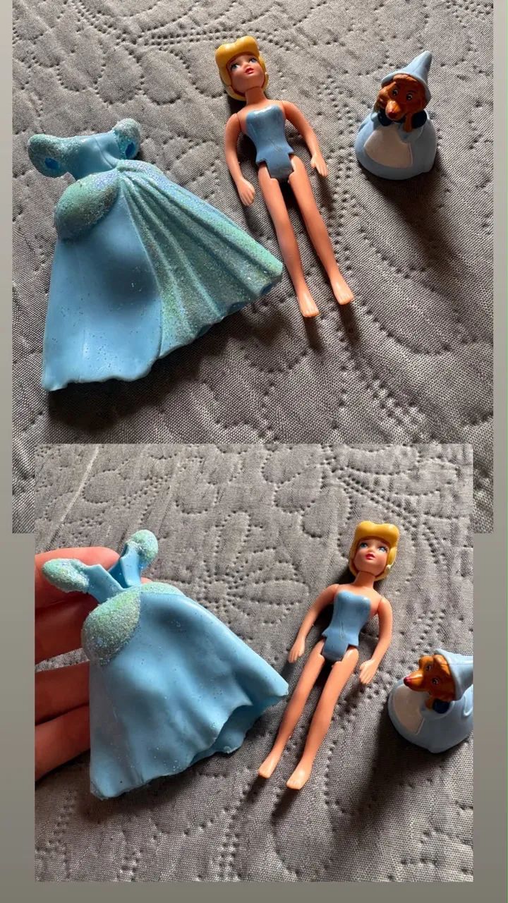 Polly pocket Cinderela + acessórios 