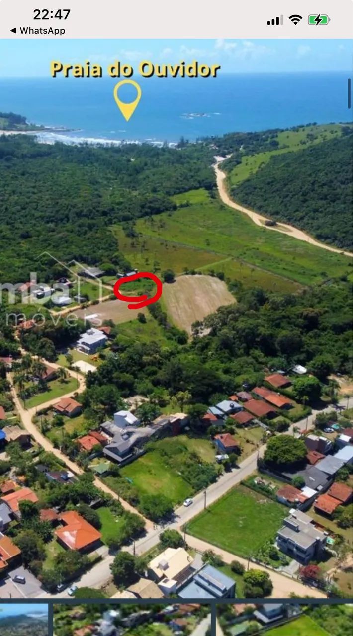 terreno de 15m x 30m na praia do ouvidor garopaba SC  - Foto 2