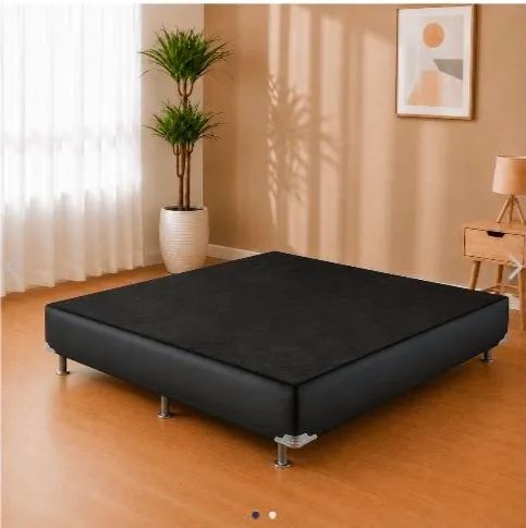 Box corino preto cama casal ótimo estado