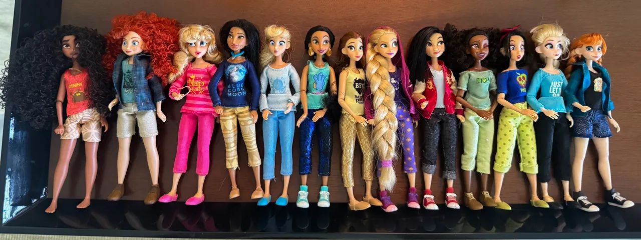 Kit Raro Miniatura Princesas Wi-Fi Ralph Disney Store