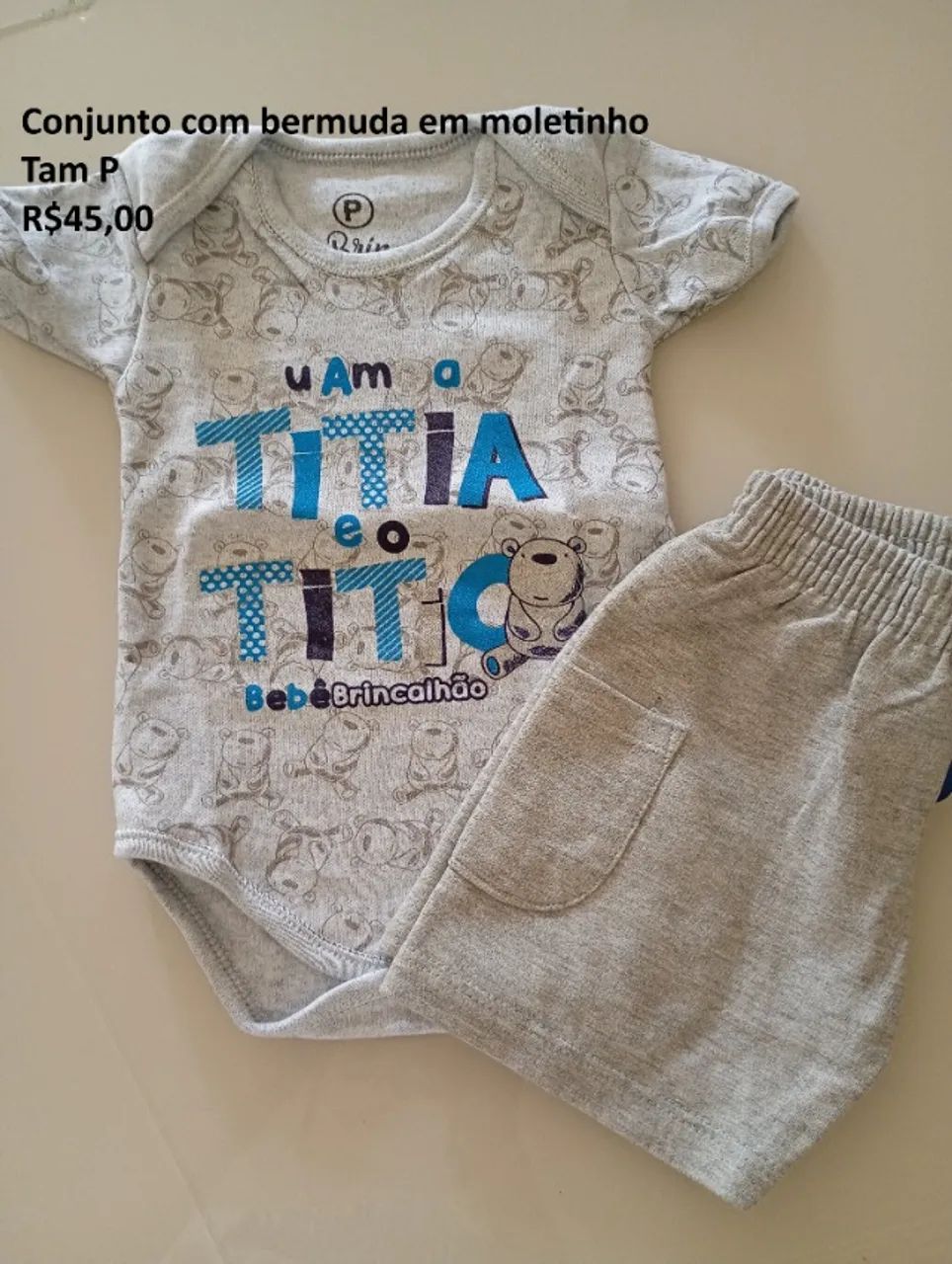 Conjunto para bebe Tam P,M e G - Foto 4
