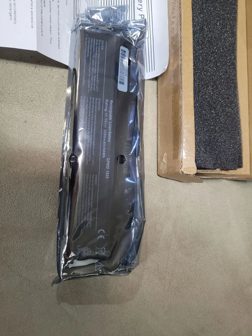 Bateria de ion de litio para Notebook Dell 