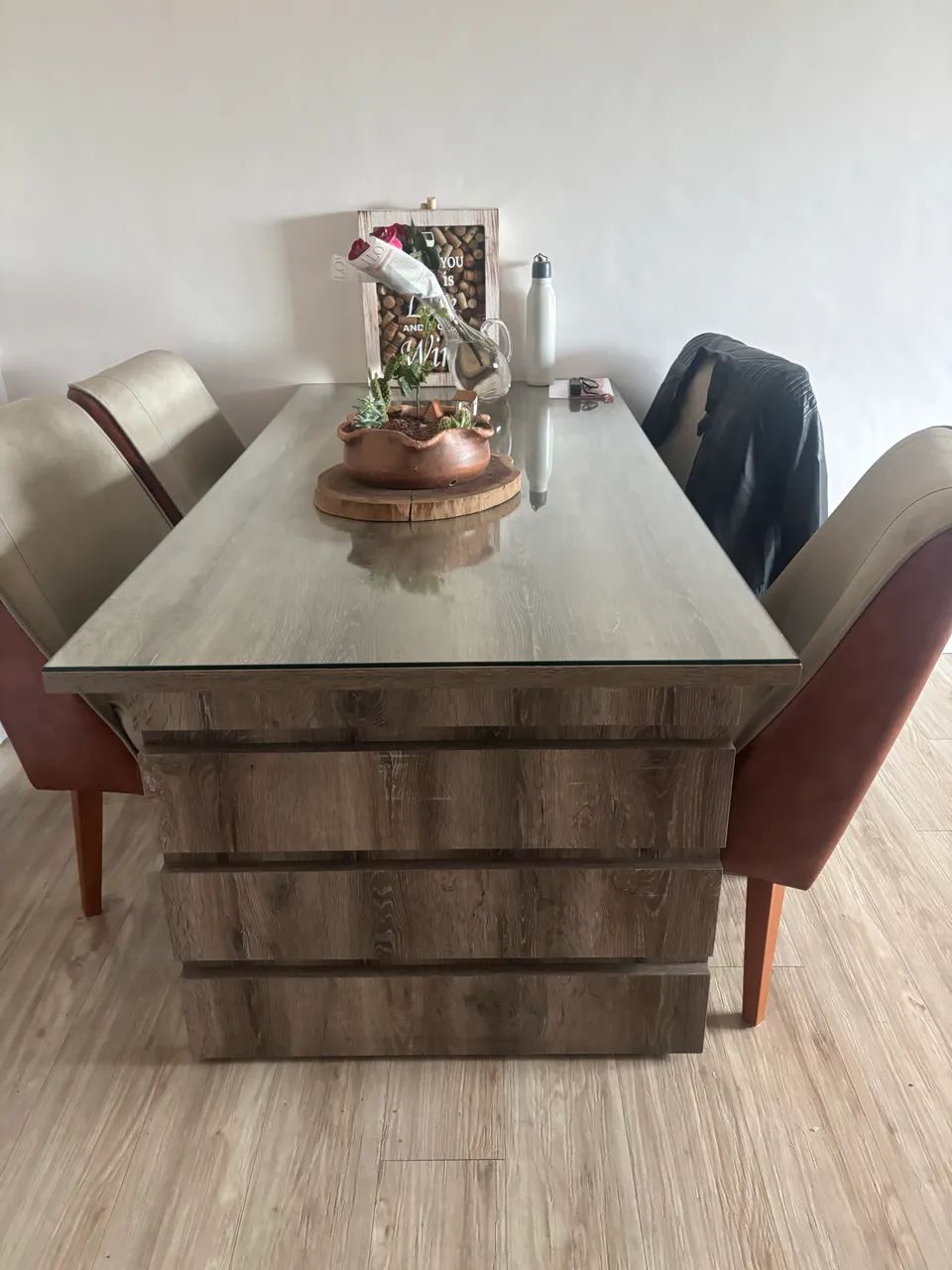 Mesa de jantar de parede sem as cadeiras - Foto 3