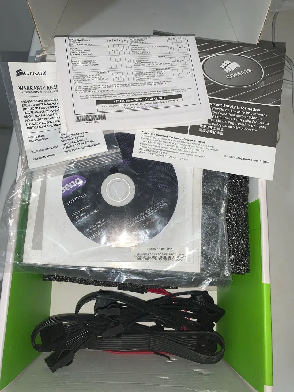 Fonte Corsair CS850M 850W Modular - Nova, Nunca Usada - Foto 4