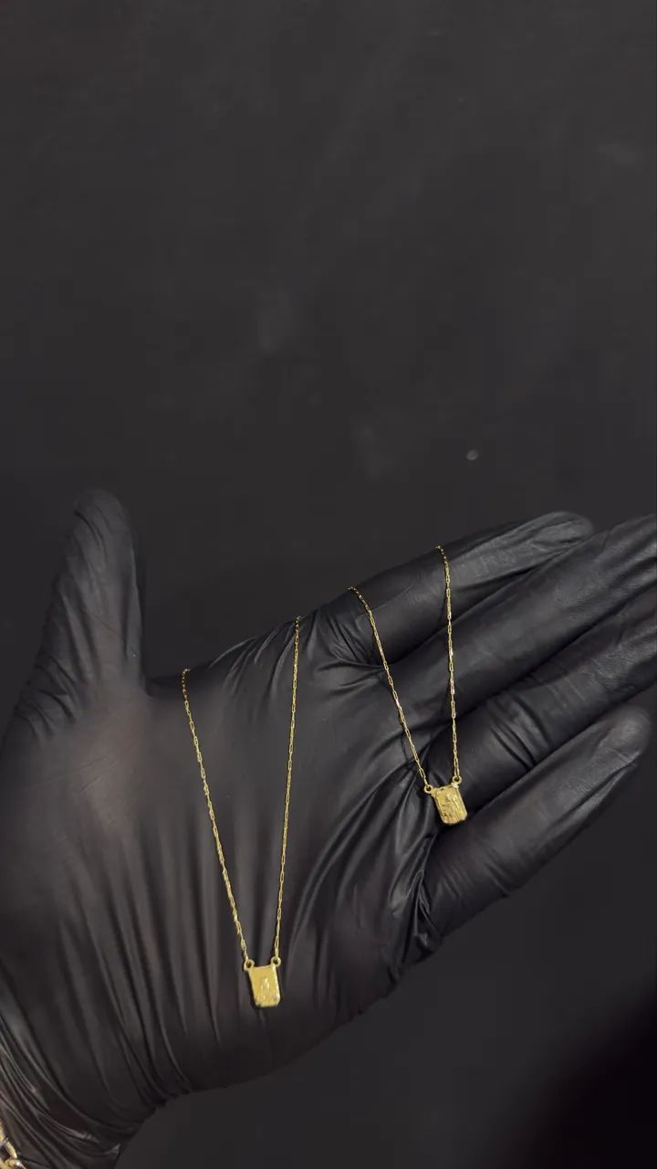 escapulário ouro 18k oportunidade 