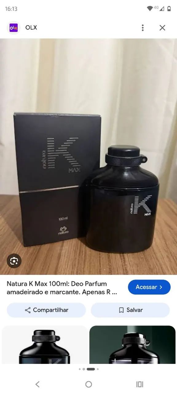 Colônia k Max natura 