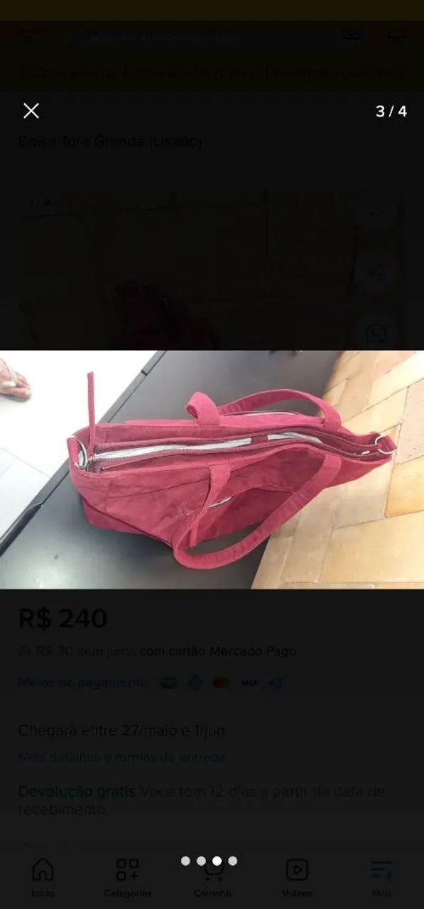 Bolsa Tote Grande - Foto 3