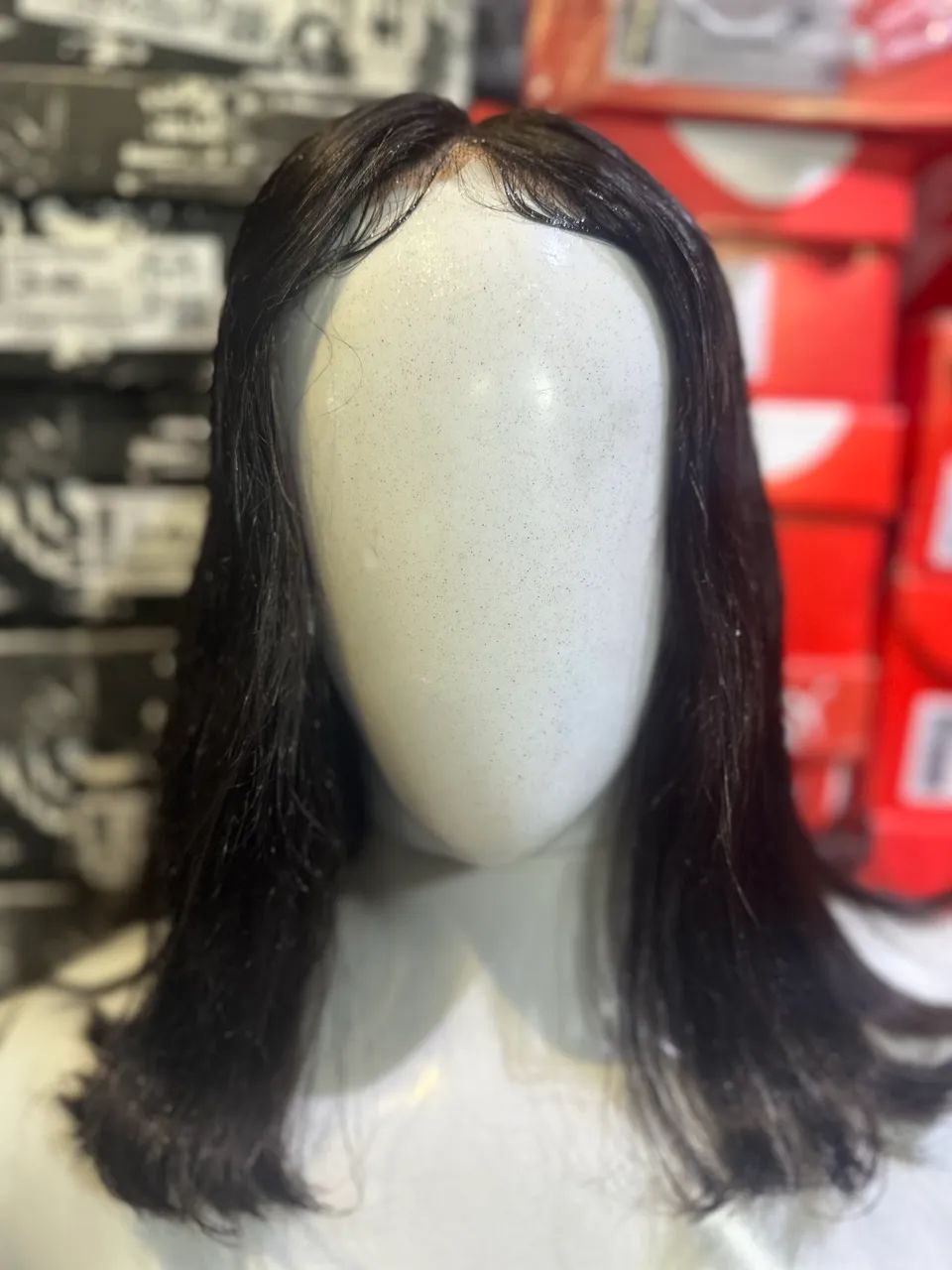 LACE FRONT CABELO HUMANO 35 cm repartição 5x5 