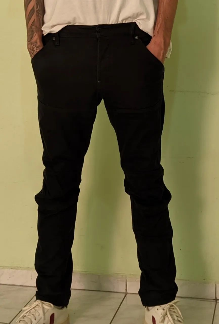 Calça G-Star RAW 5620 3D Slim - Original - Foto 4