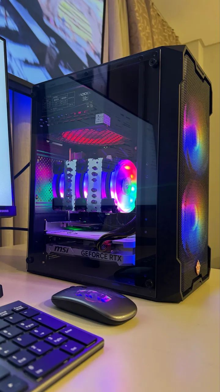 PC Gamer Completo RTX 4060 + 32GB RAM + SSD NVMe 1TB + Monitor Samsung 24? - Foto 2