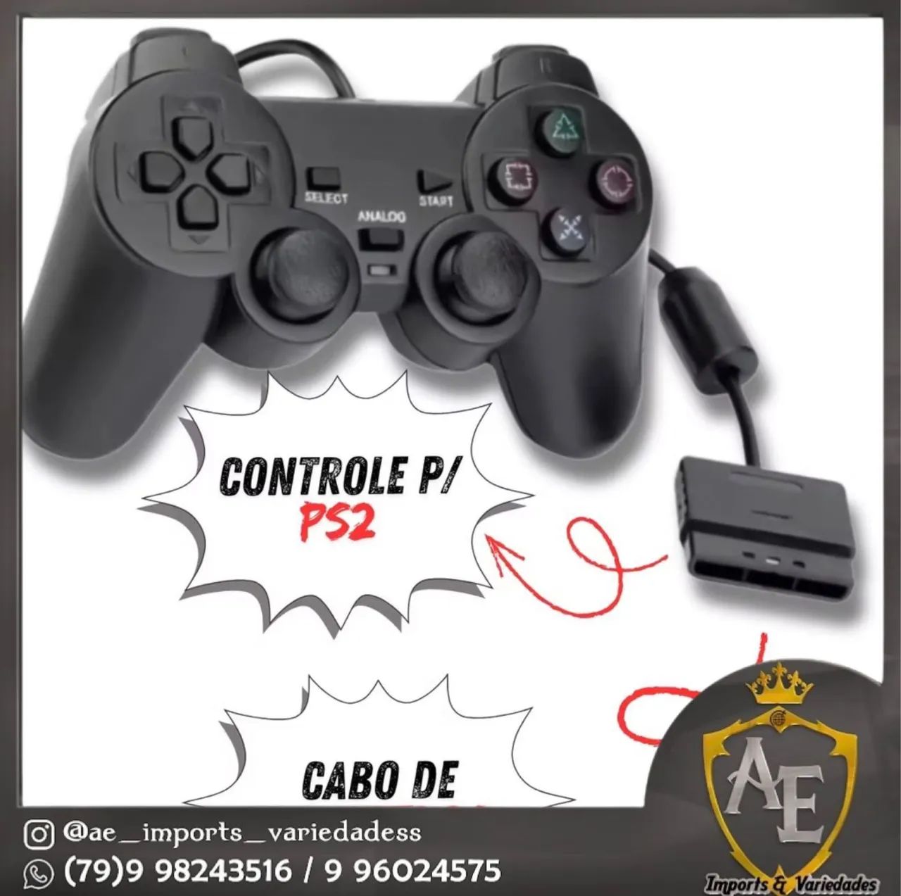 Controle ps2