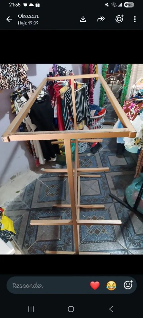 Arara para roupas  - Foto 5