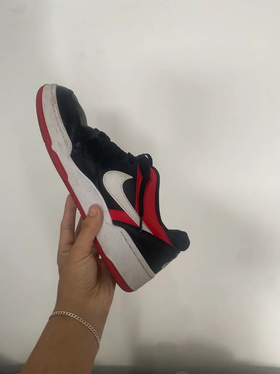 Nike full force Preto e vermelho tam 43 - Foto 3