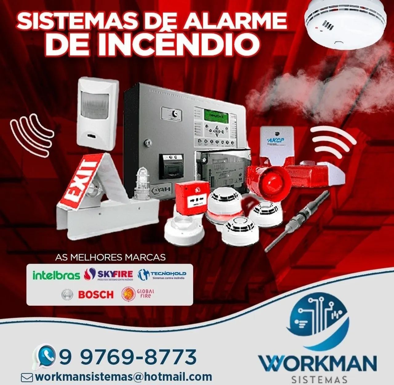 Técnico alarme de incêndio 