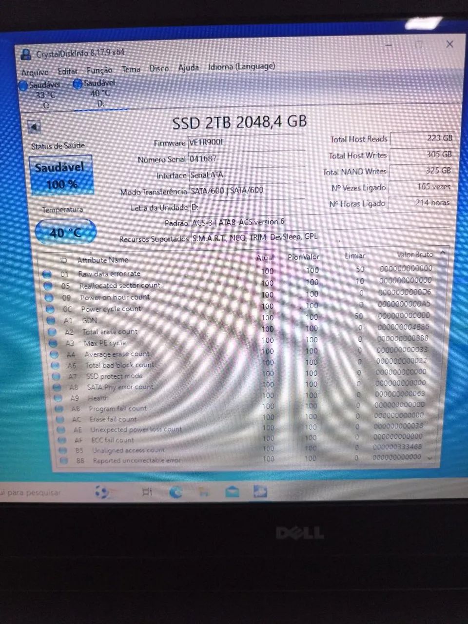 SSD 2 terá SanDisk original perfeito 100%  - Foto 3