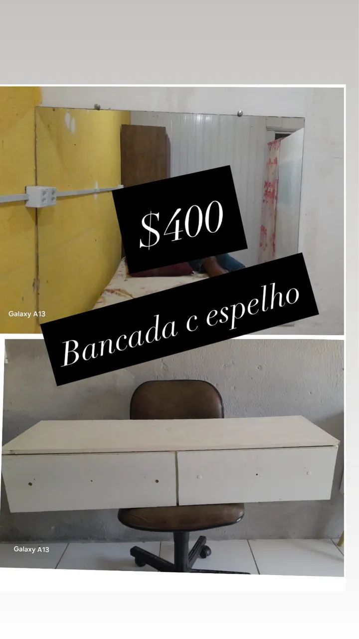 Bancada c espelho pra barbeiro  - Foto 2