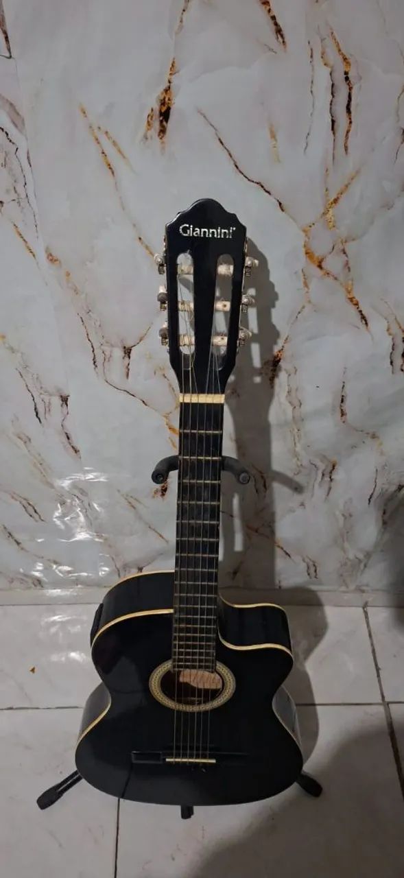 Lindo violão Giannini elétrico  - Foto 2