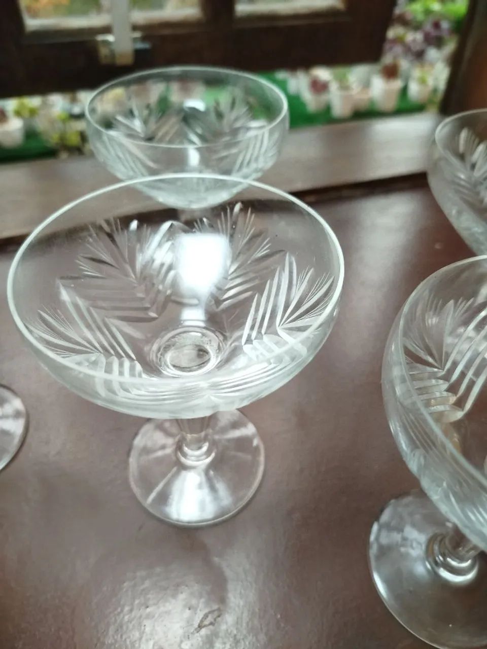 Taças antigas, estilo coupê,cristal de chumbo - Foto 2