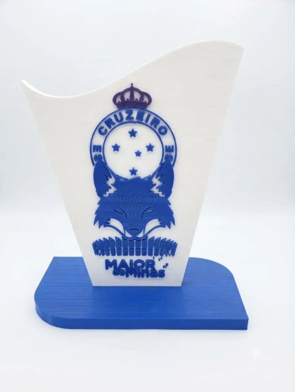 Troféu Exclusivo Do Cruzeiro - Impressão Em 3d