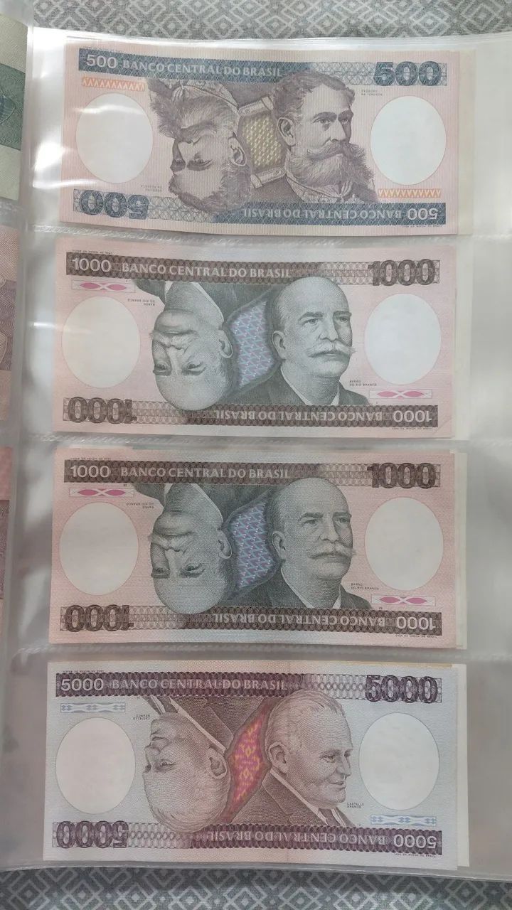 Coleção de cedulas nacionais antigas - Foto 4