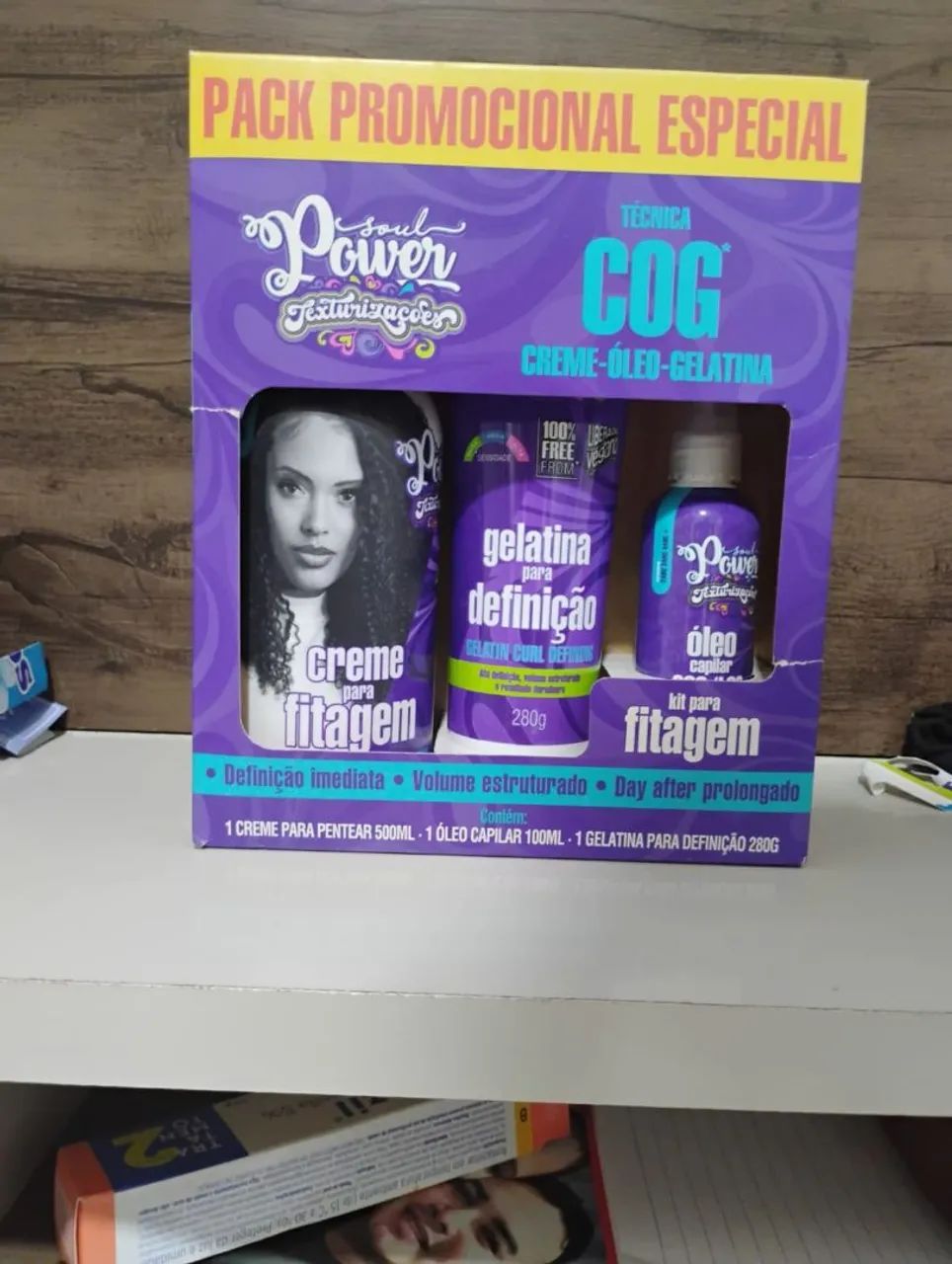 Kit creme cabelo cacheado