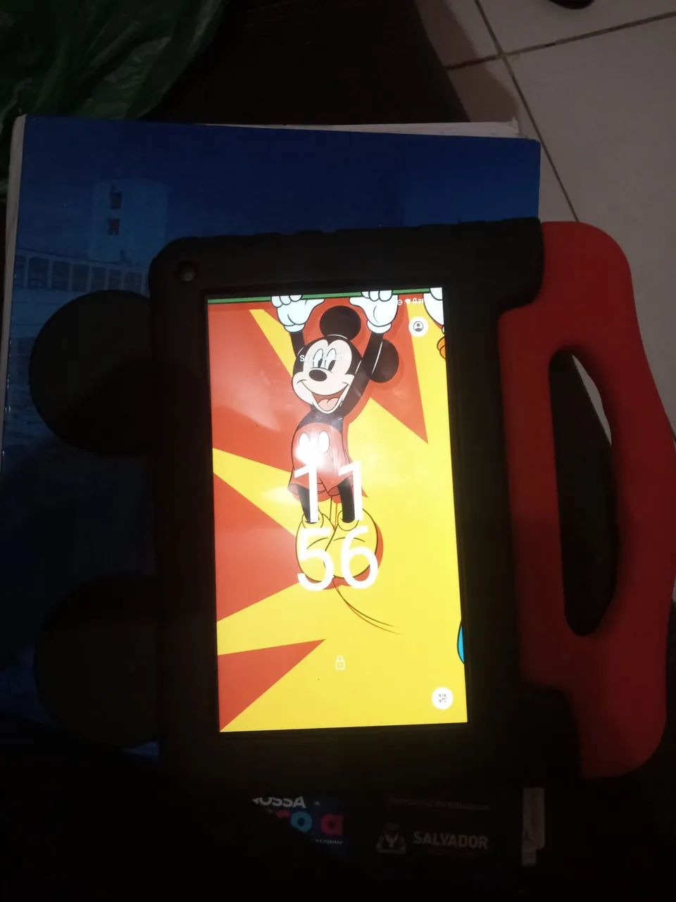 Tablet infantil do Mickey