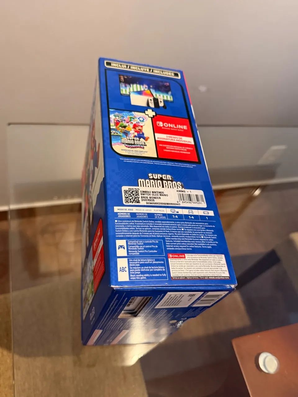 Nintendo Switch oled tela de polegadas 64 GB de armazenamento interno com base  - Foto 3