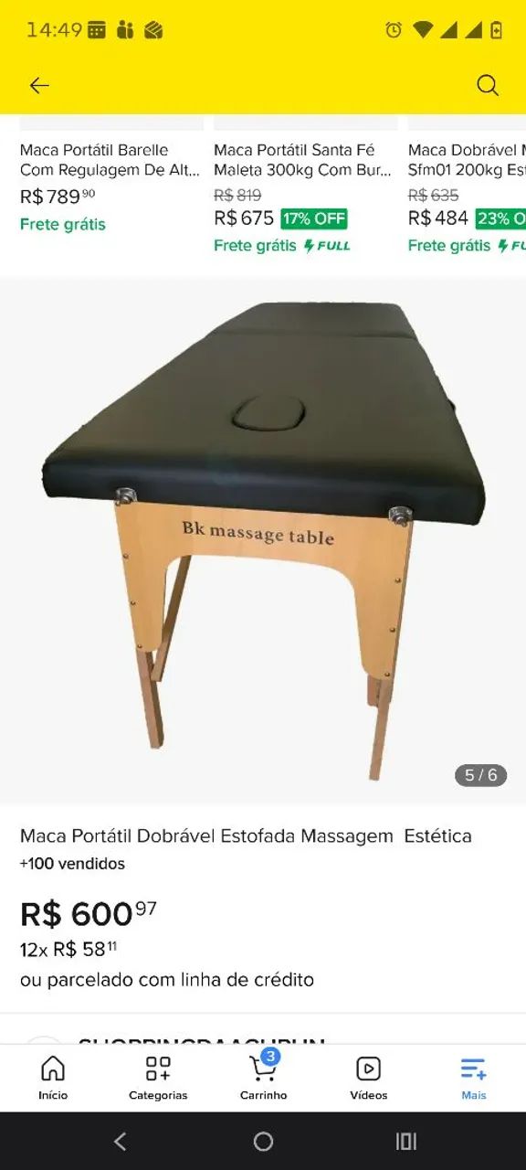 Maca portátil dobrável  - Foto 2