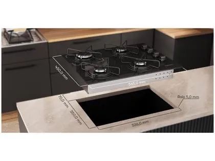 Cooktop 4 bocas  - Foto 5
