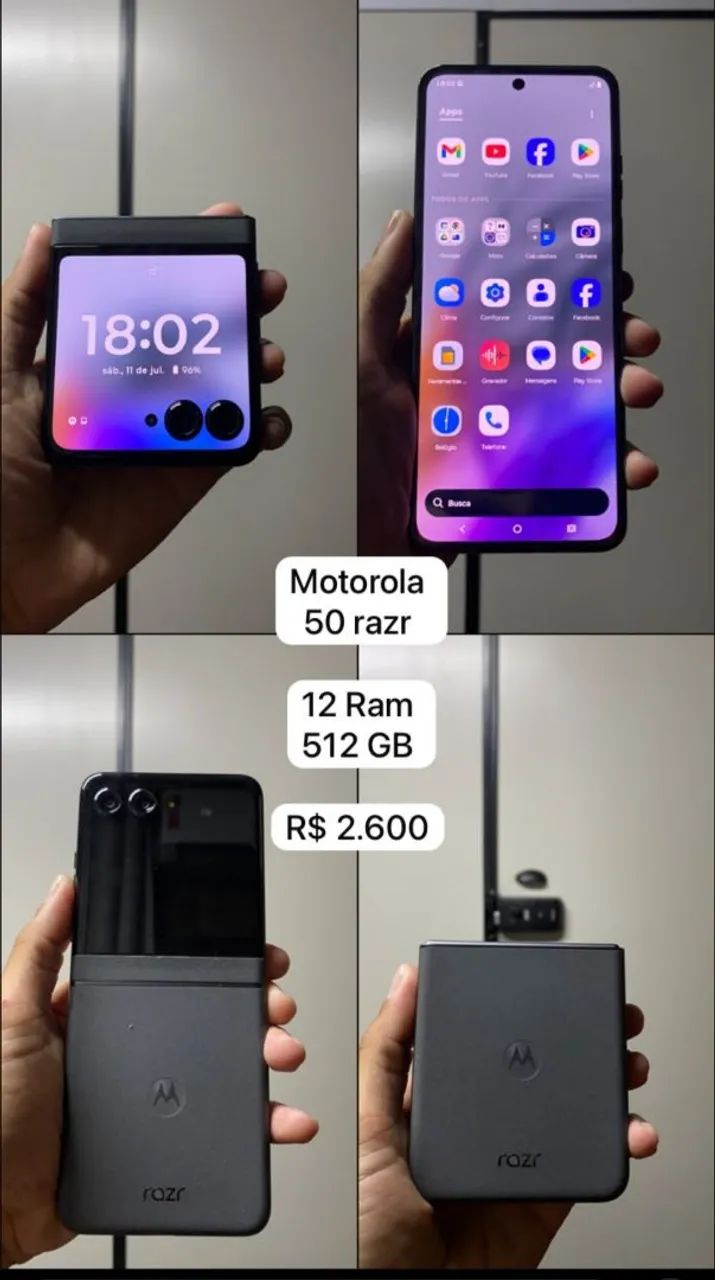 CELULAR MOTOROLA RAZR 50 5G 12 GB 