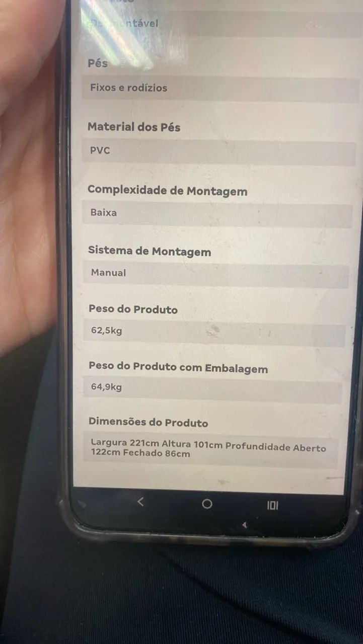 SOFÁ RETRÁTIL 3 LUGARES  - Foto 4