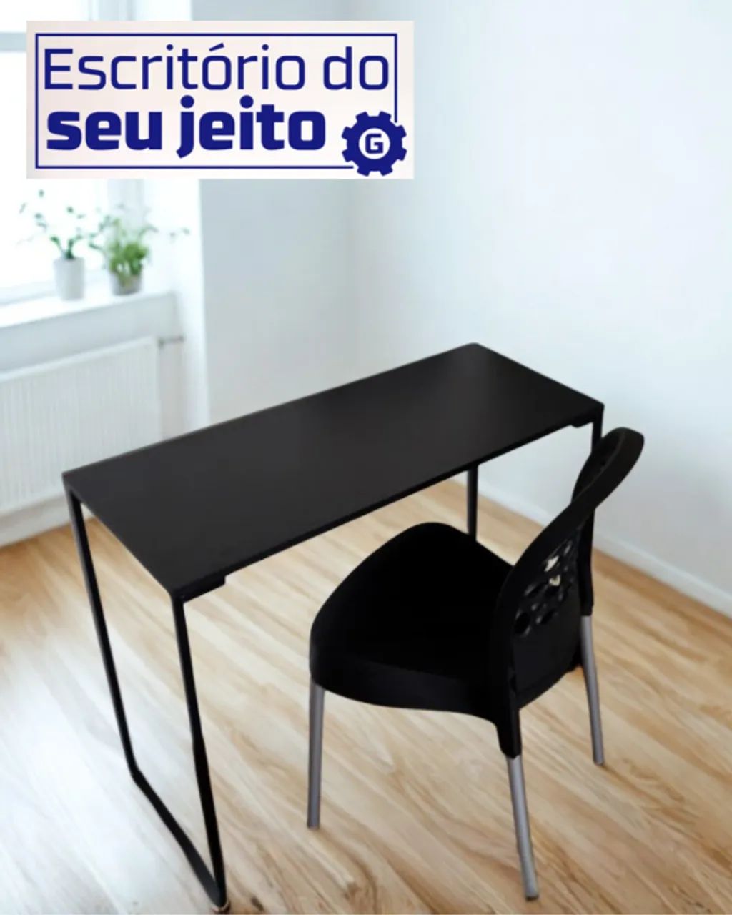 Mesa Industrial NOVA Multiuso para Notebook Computador de Estudo Birô Escrivaninha Office - Foto 3