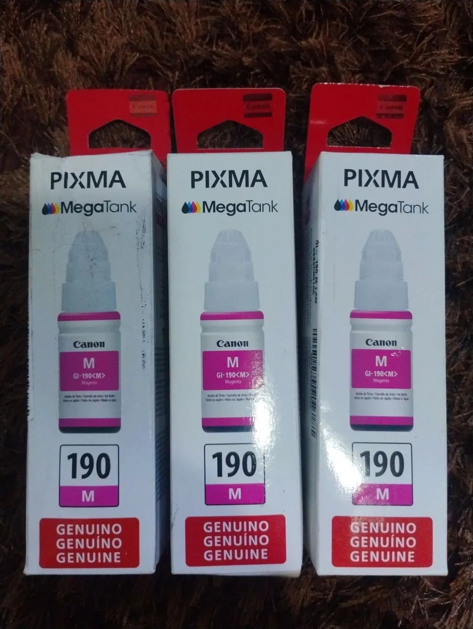 REFIL DE TINTA CANON GI-190 M MAGENTA 