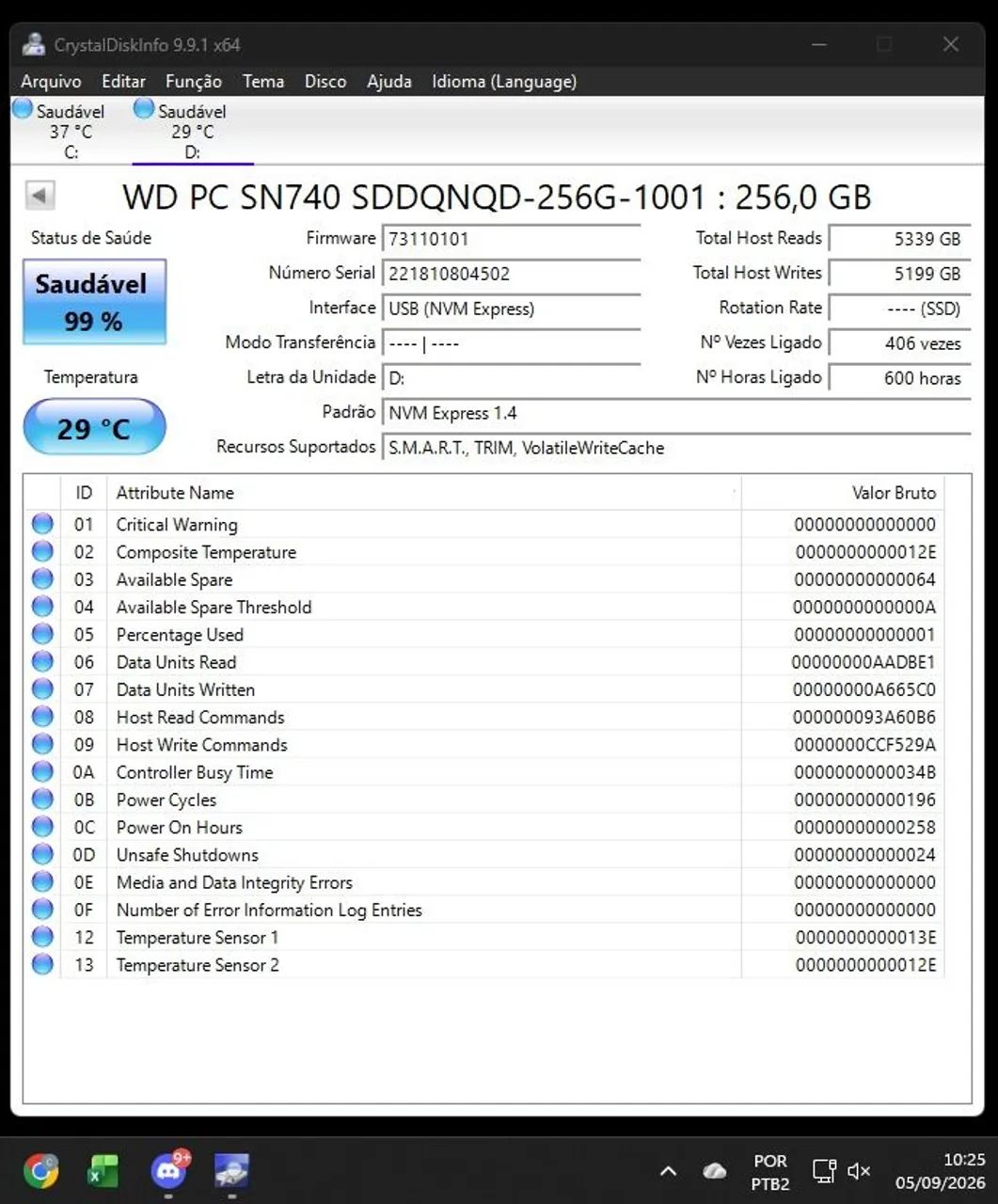 SSD 256 GB NVMe  - Foto 3