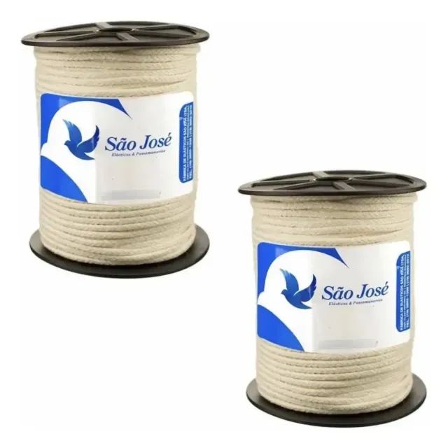 Cordão São José 3mm Algodão Cru 50m Macramê