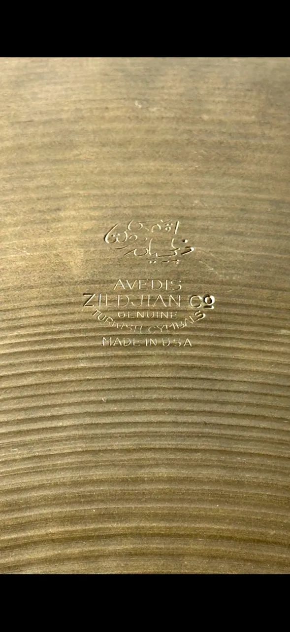Crash Ride Zildjian 20 polegadas Antigo década 40/50 - Foto 5
