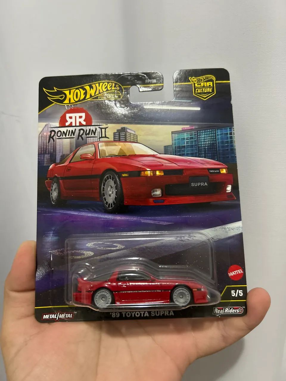 tmさん2-11-4 Premium Hotwheels ?89 Toyota Supra Ronin Run II - Hobbies e