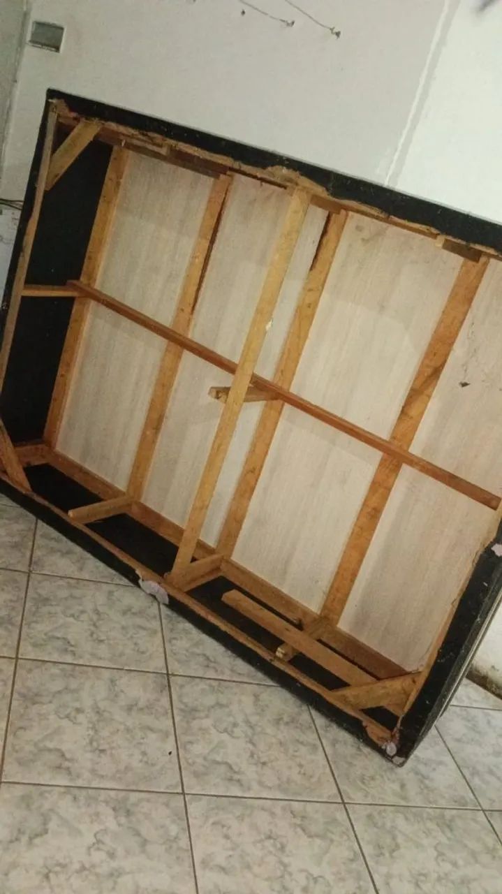 Vendo cama ? super reforçada box casal - Foto 2