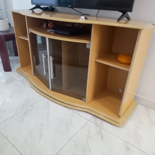 Rack para sala MDF cerejeira