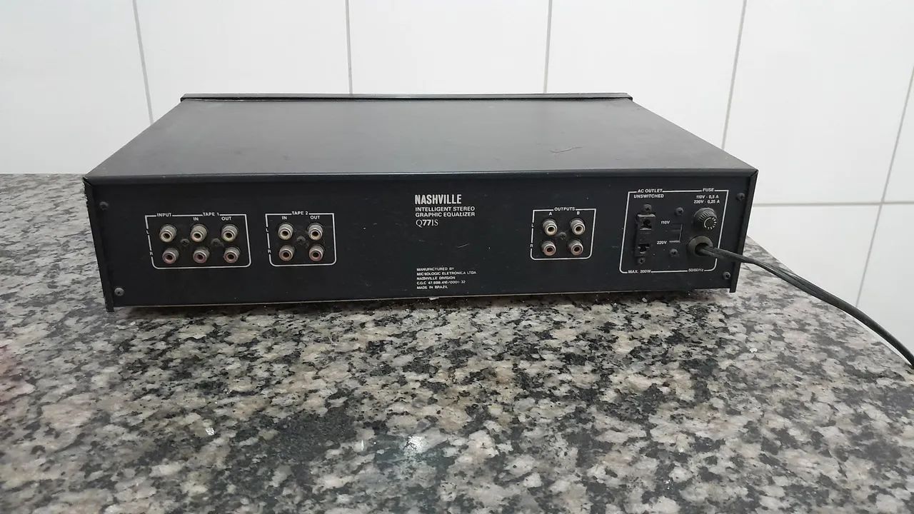 Equalizador Nashville q77is - Instrumentos musicais - Jardim