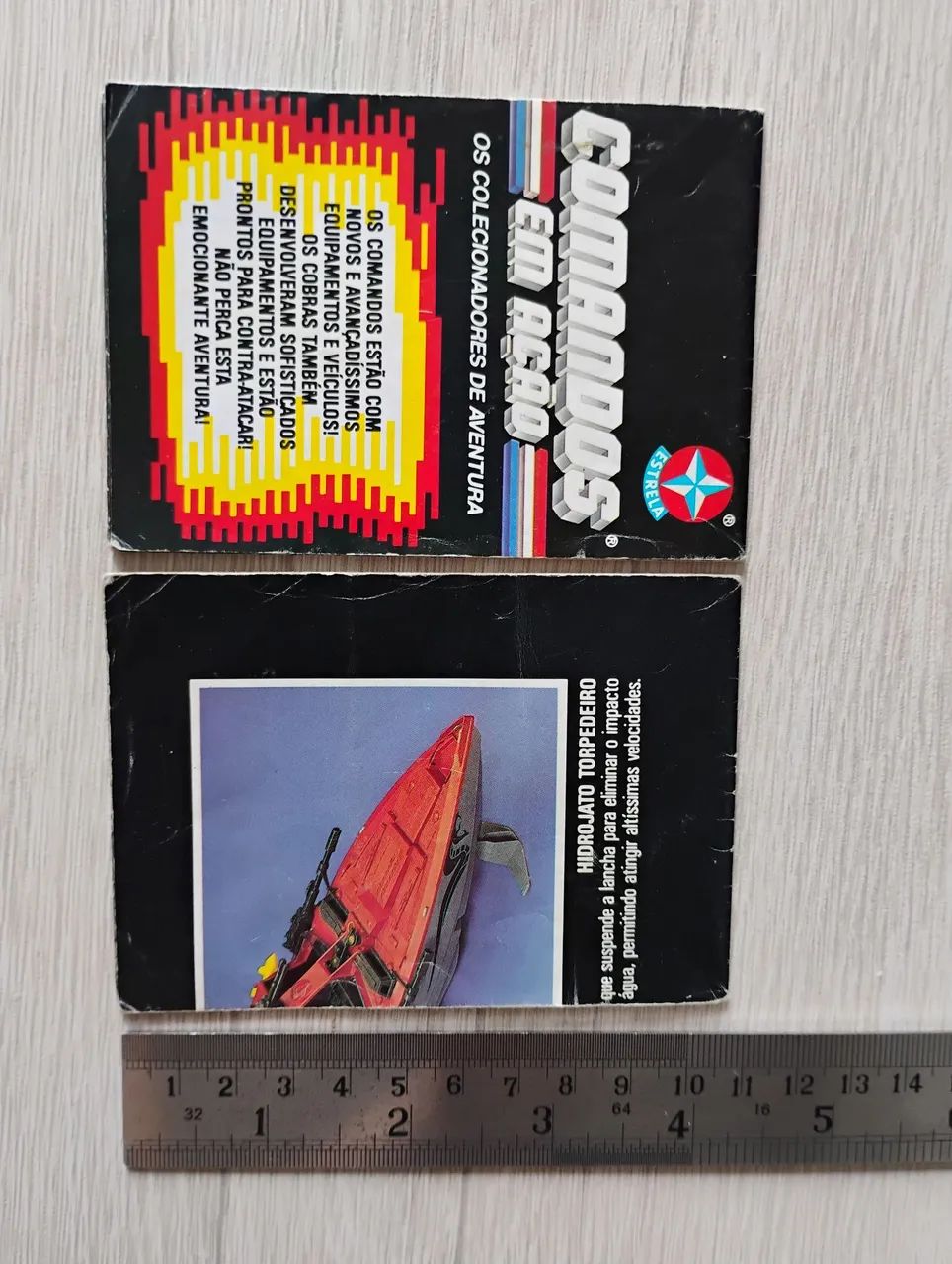 LOTE COM 02 FOLDERS COMANDOS EM AÇÃO ANOS 80  - Foto 2