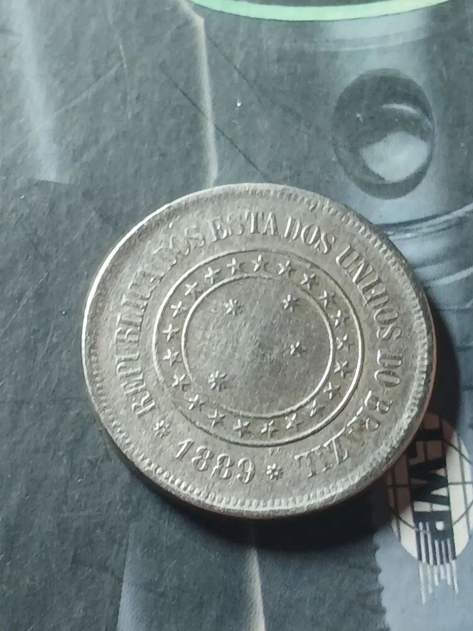 Moedas Flor de cunho 1889 com sigla valor a combinar  - Foto 2